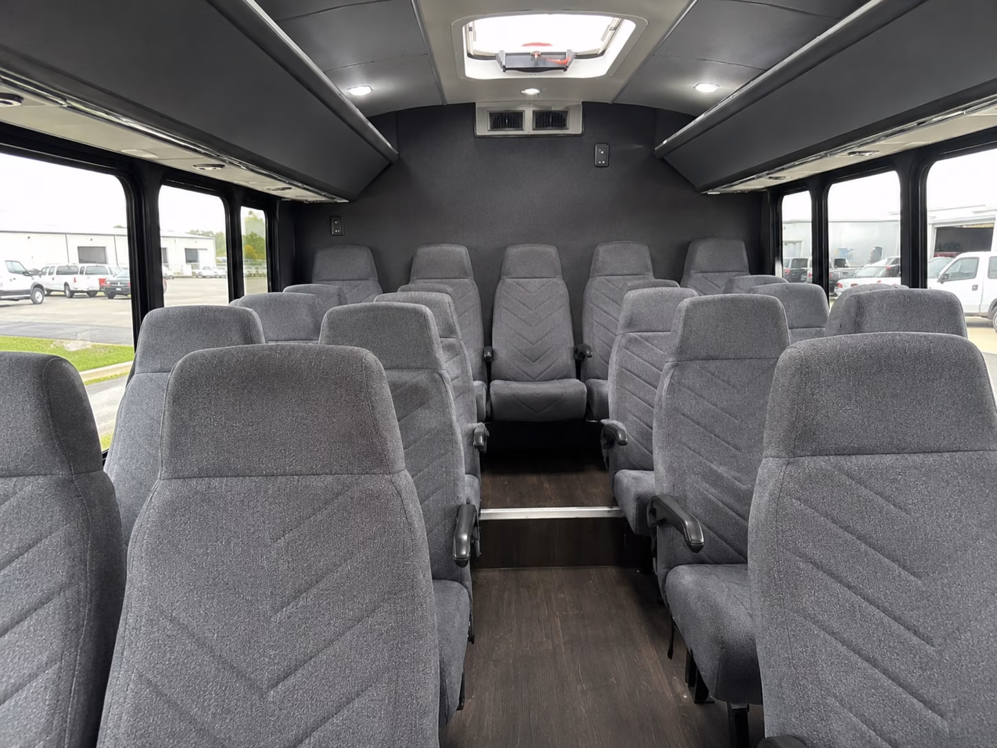 farmington hills 15 passenger minibus inside