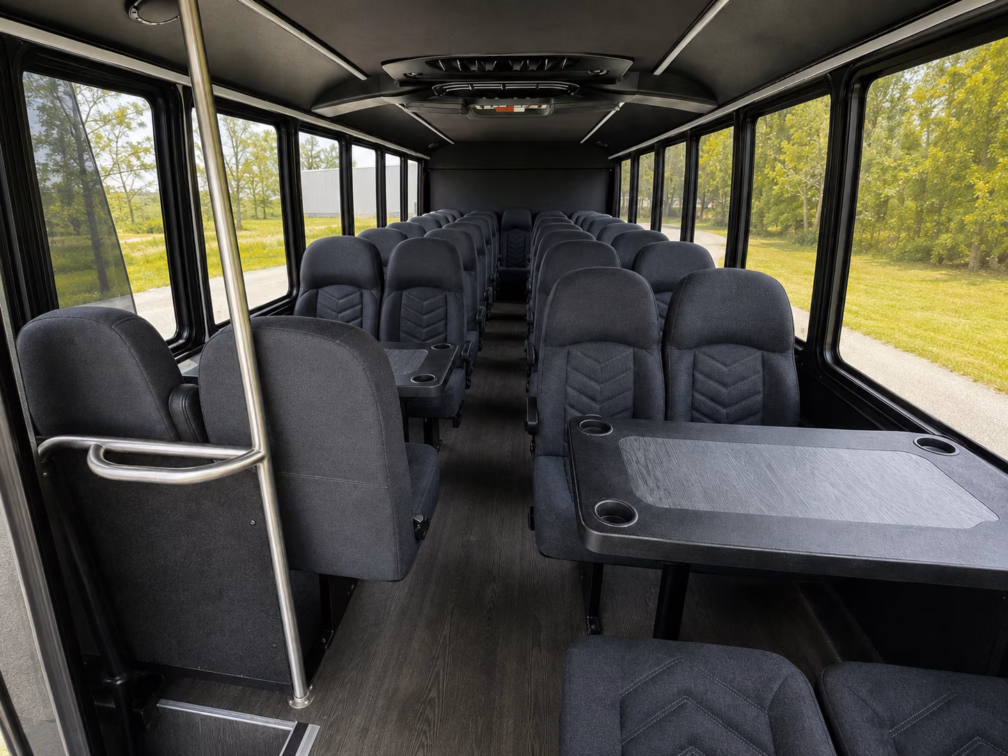 farmington hills 15 passenger minibus interior