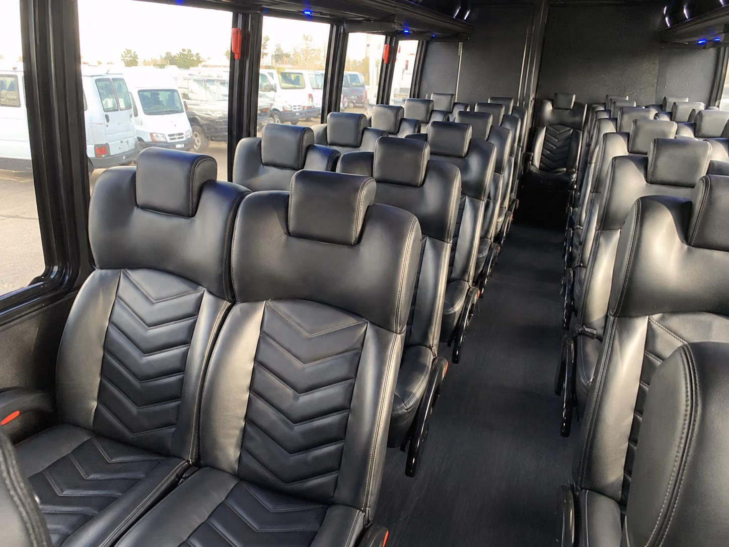 farmington hills 18 passenger minibus inside