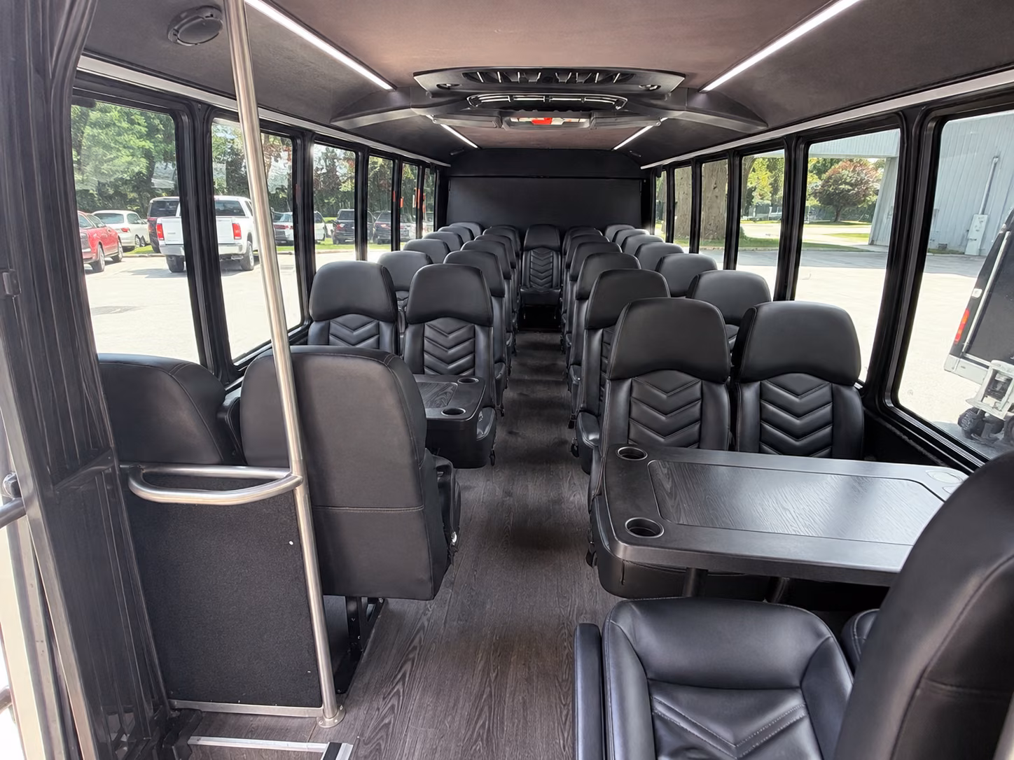 farmington hills 18 passenger minibus interior