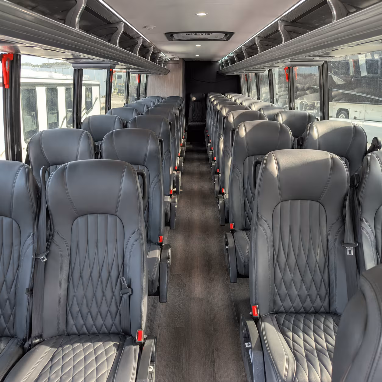 farmington hills 35 passenger minibus interior