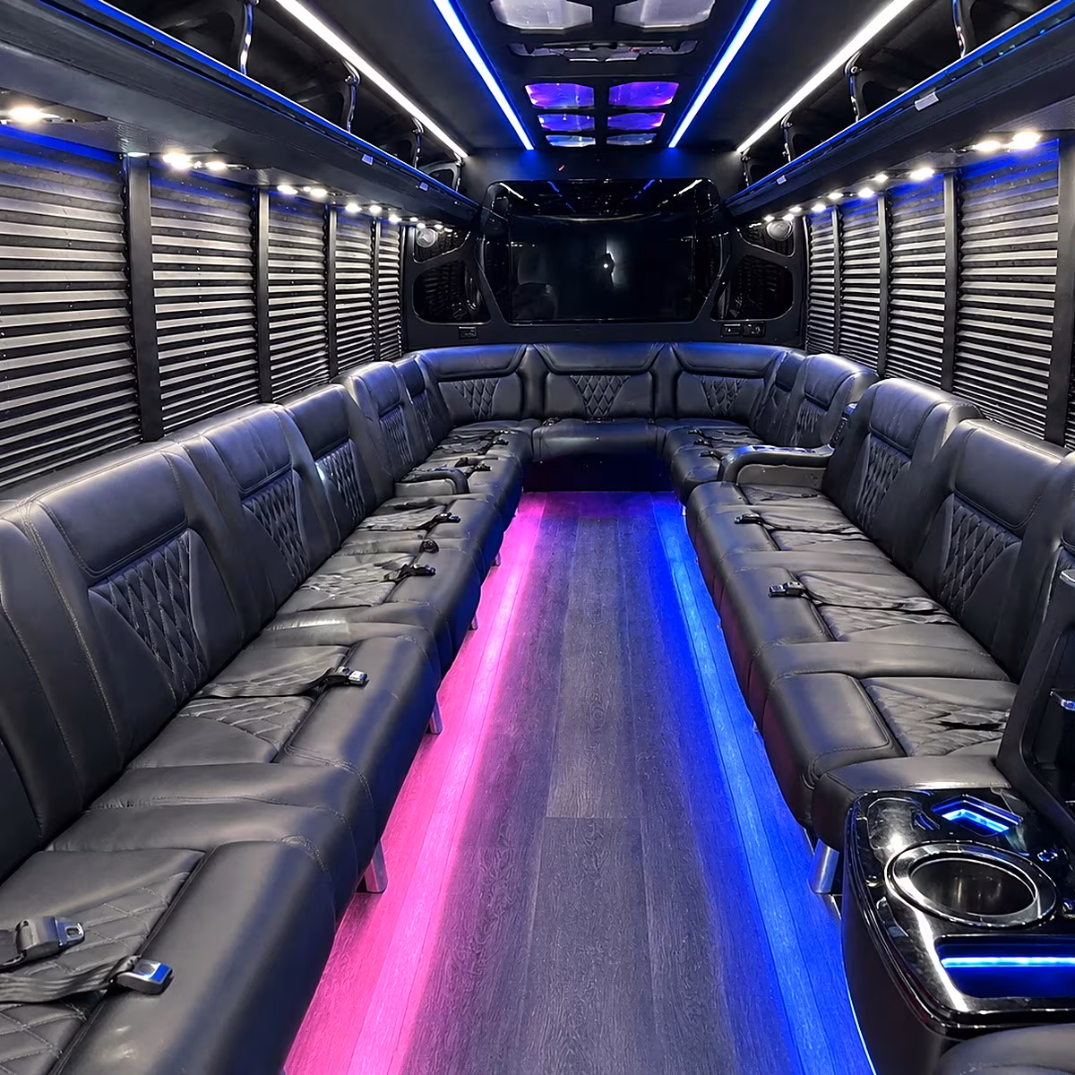 farmington hills party bus inside