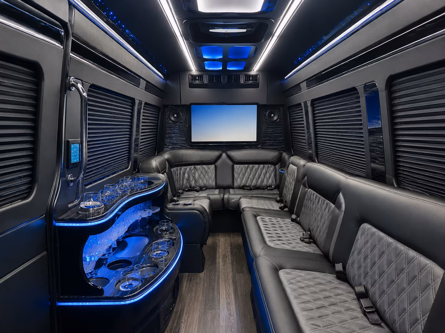 farmington hills sprinter limousine interior